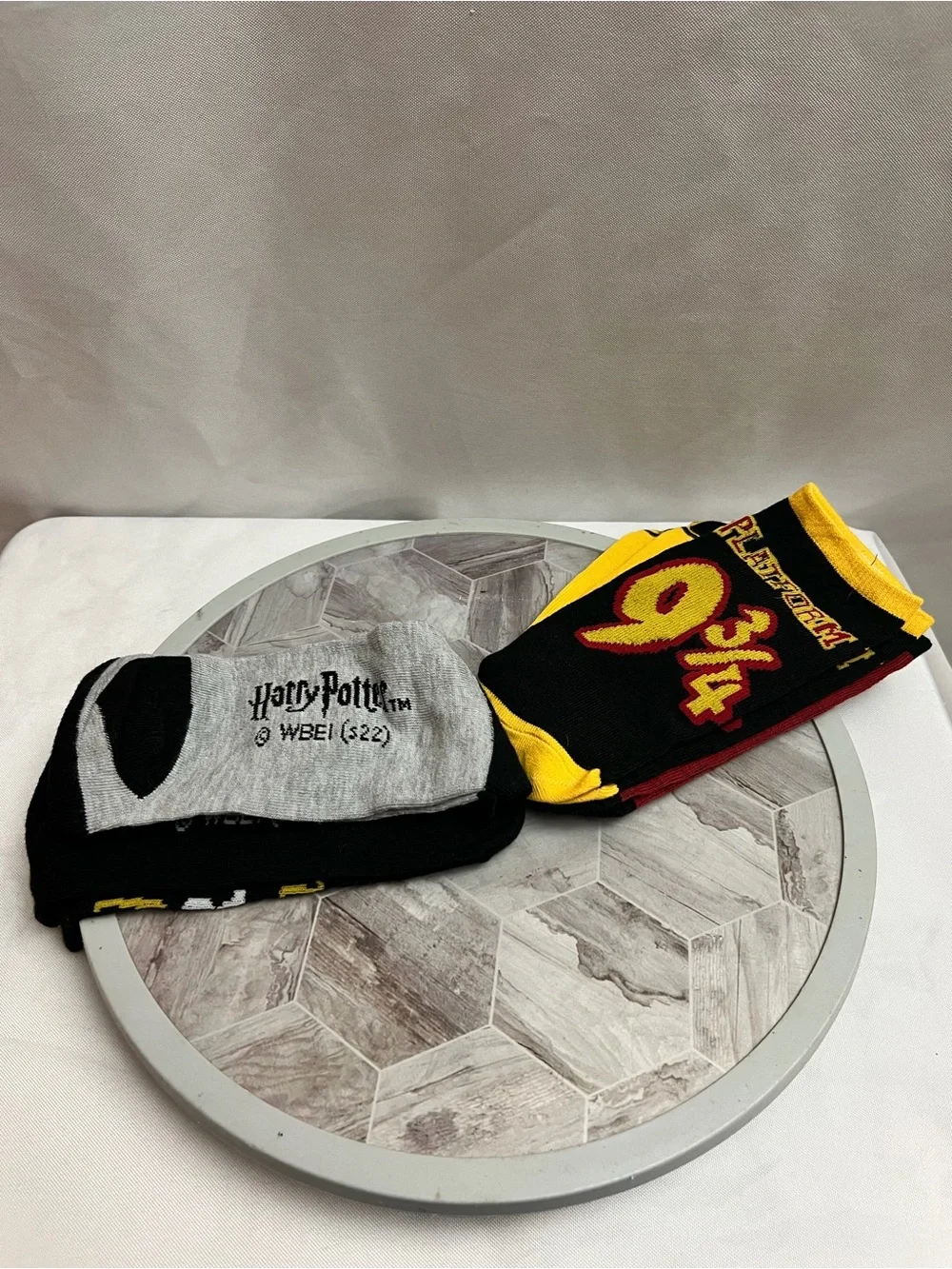Kids Harry Potter Hogwarts No Show Socks Mischief Managed 4 Pair Lot